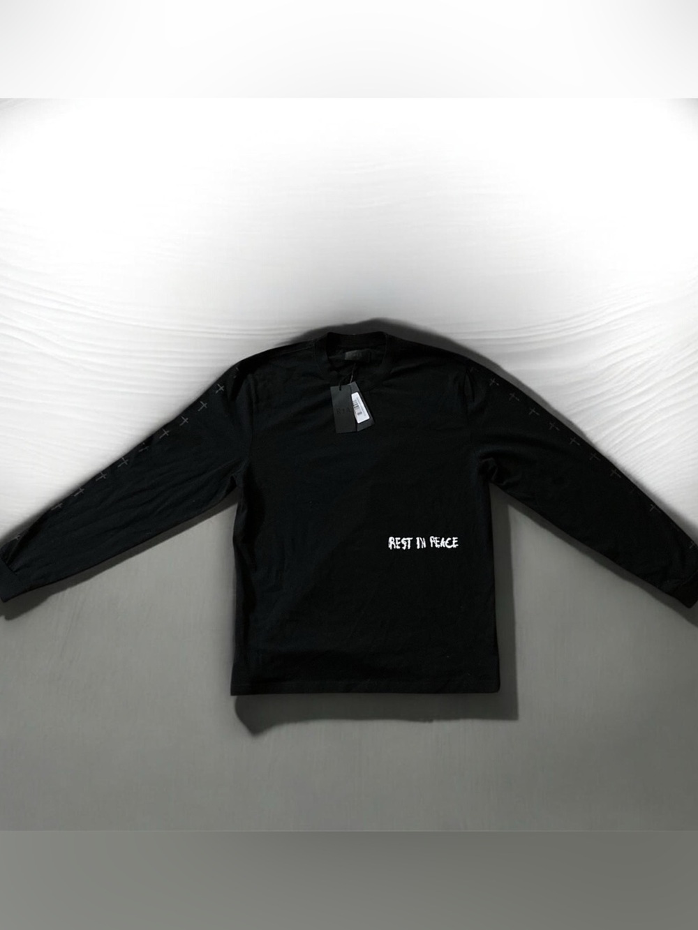 RTA Rest In Peace” Long Sleeve Tee – Black NWT